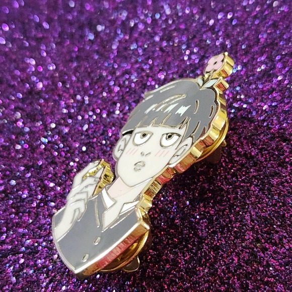 3/$20 Mob Psycho 100 Shigeo Kageyama Japan Anime Manga Hard Enamel Pin - Picture 3 of 4